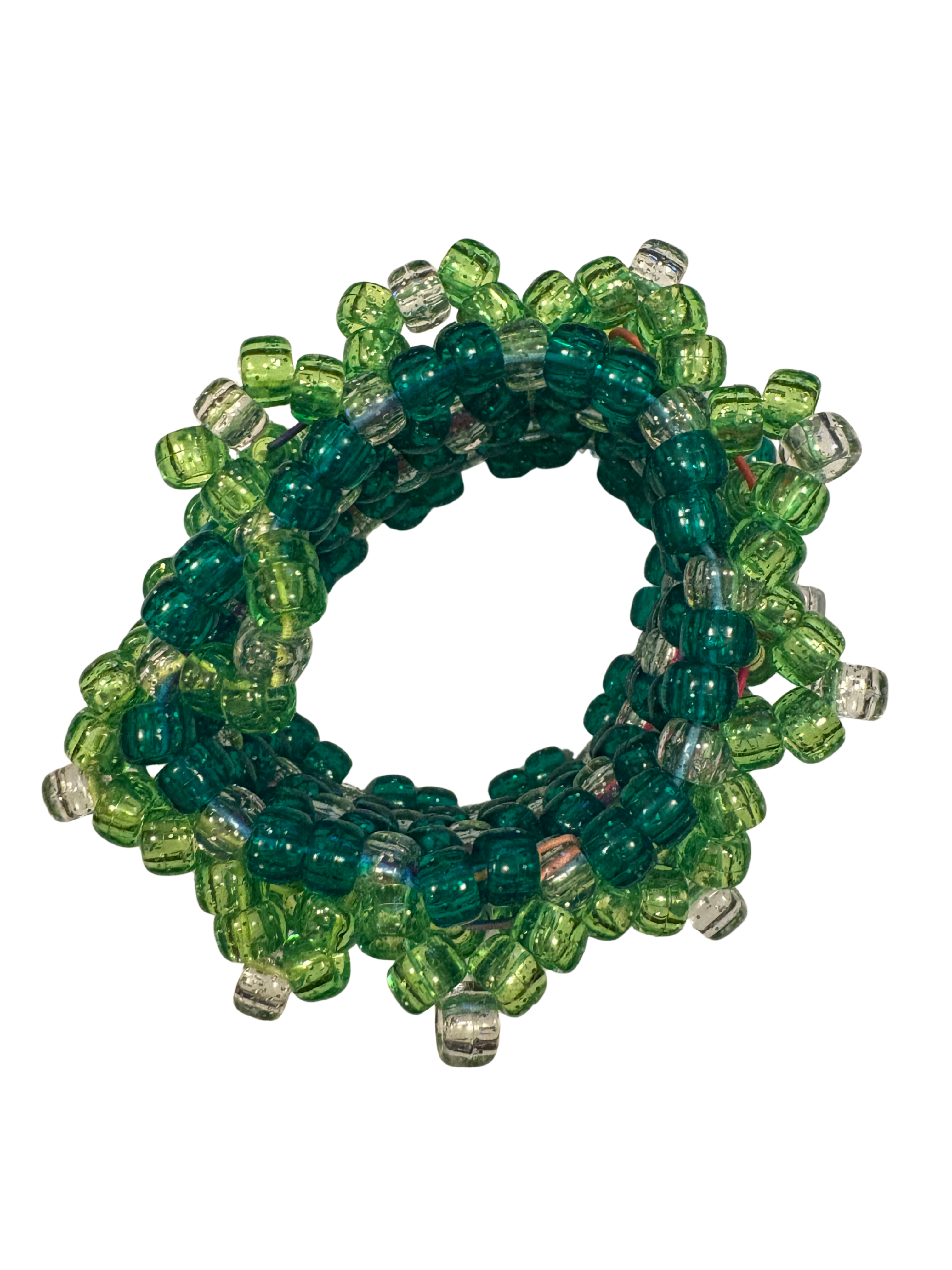 Maya's Kandi Kreation Frog Inspired Kuff Bracelet (50+ Bead Design)