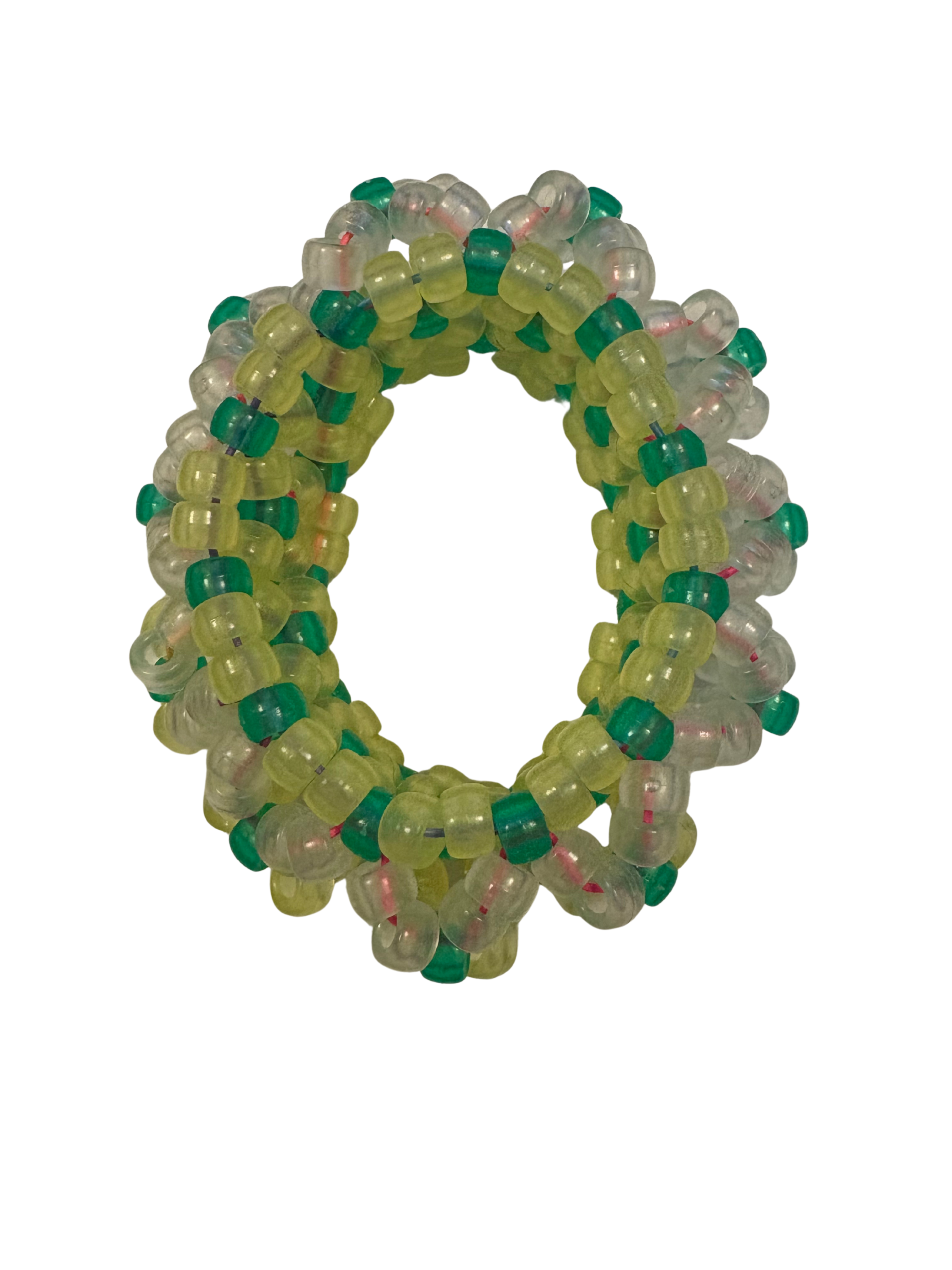 Maya's Kandi Kreation Frog Inspired Kuff Bracelet (50+ Bead Design)